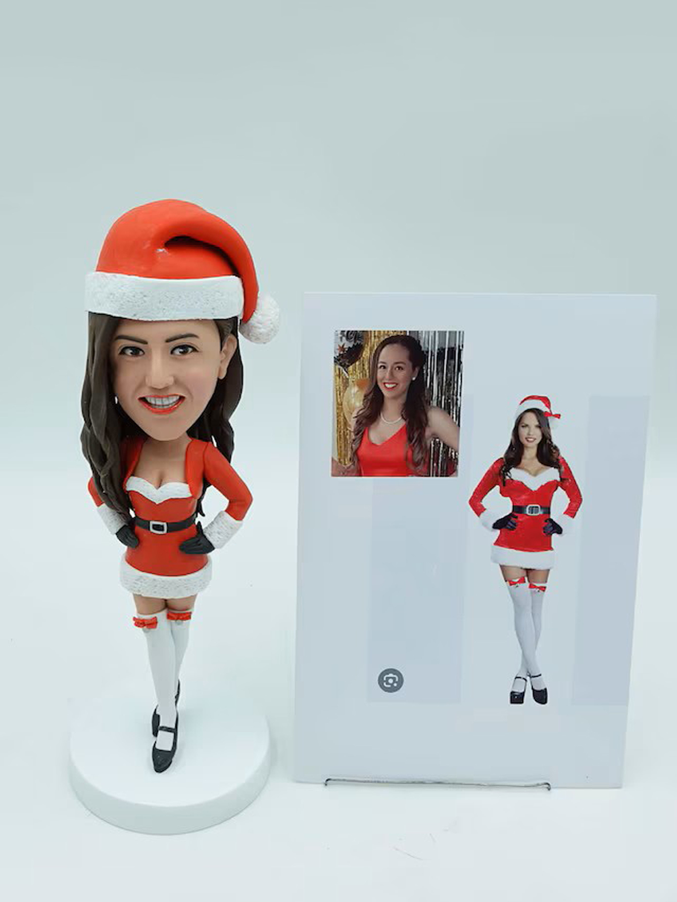 Custom Christmas Bobblehead Dolls Personalized Holiday Gifts